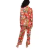 CHINEE Long Sleeve 100% Cotton Two Piece Set Women's Sleepwear Ladies Pajamas Loungewear 2 Pcs Animal Print Pajamas Sets for Women