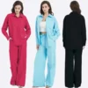 CHINEE Loungewear Women's Sets Fall Sweatsuit Sets Women Shirt Plazzo Pants Two Piece Set Women Clothing