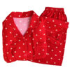 CHINEE Love Print Long sleeved Long Pants Pajamas Women's Spring and Fall Models of Home Wear Leisure Suit Actual Photo