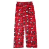 CHINEE Low MOQ Winter Women's Casual Breathable Fleece Eco Friendly Loose Fit Wide Leg 100% Polyester 300g Pajama Pants Elastic
