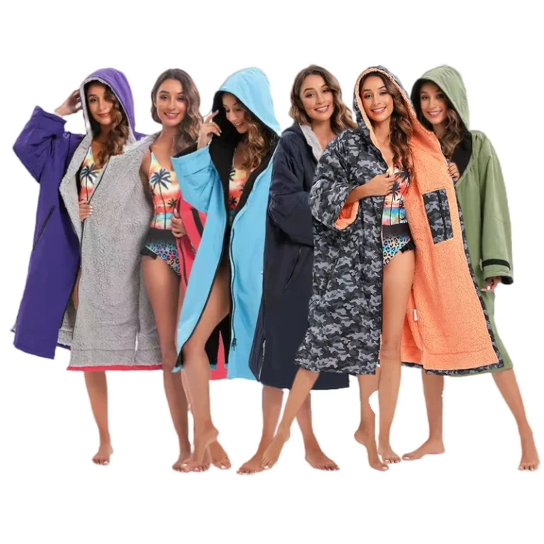 CHINEE Low Moq 1 Pcs Sale Beach Robe Towel Bath Hooded Changing Quick Dry Towel Poncho Bathrobe Men Women Changing Robe
