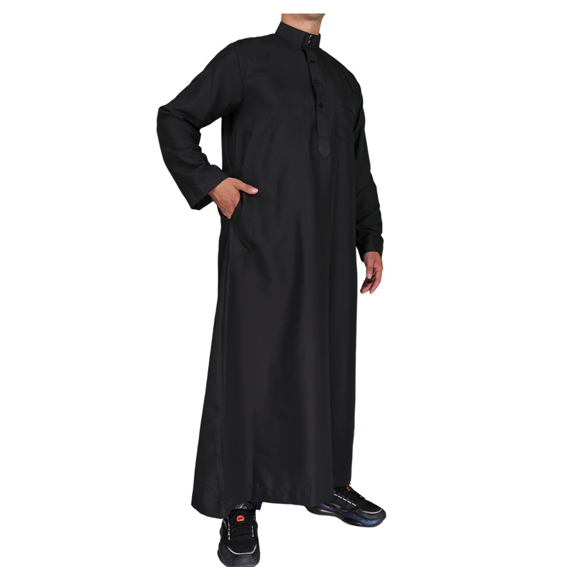 CHINEE Low Price Custom Designs Middle East Men's Jubba Robes Summer Red Spun Polyester Textile Fabric Arab Thobe With Pants
