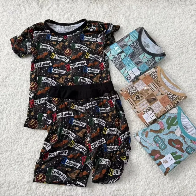 CHINEE-Low-moq-Custom-Infant-Bamboo-Onesie-with-Footie-Baby-Romper-and-Shortie-Set-Pajamas-for-Kids-Comfortable-Daily-Outfit-OEM-1