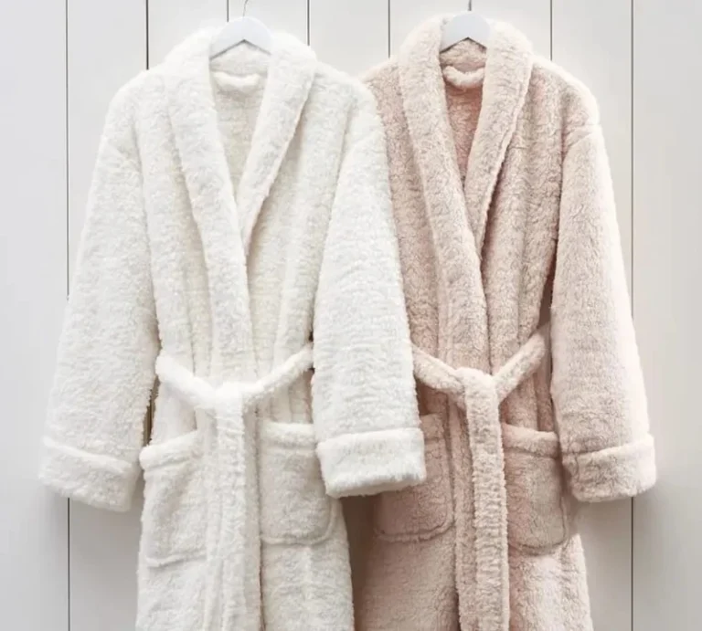 CHINEE-Luxury-100-Fleece-Bathrobe-Thick-Waffle-Cotton-Silk-Plush-Robe-for-Women-Men-Casual-Summer-Style-for-Couples-or-Hotel-Use