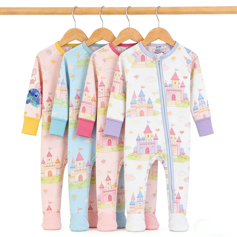 CHINEE Luxury Baby Zippy Romper Kids Sleep Set ODM Manufacturer Direct Fast Shipping Custom Pajama Collection