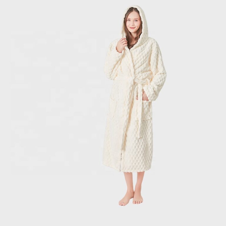 CHINEE-Luxury-Casual-Couple-Style-Winter-Coral-Fleece-Unisex-Thick-Warm-Cozy-Super-Absorbent-Bathrobe-for-Home-Hotel