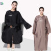 CHINEE Luxury Custom Logo Waterproof Polyester Hairdressing Hair Salon Barbershop Beauty Kimono Robe For Hair Salon Spa Haircut