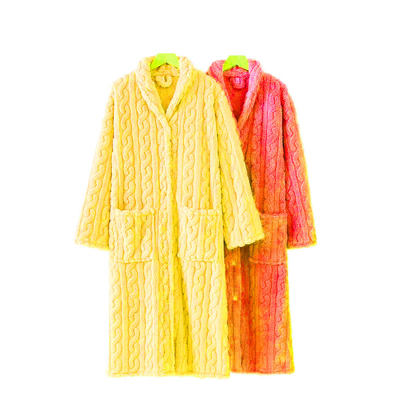 CHINEE Luxury Embroidered Logo Bathrobe Plush Cotton Wrap Robe for Hotel Hospitality and Personal Comfort