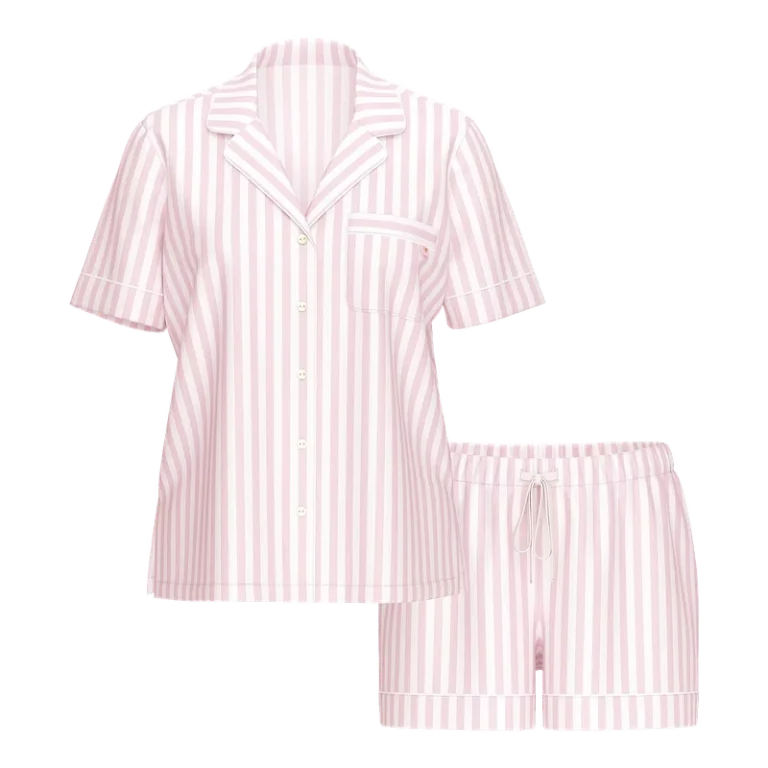 CHINEE-Luxury-Pijama-Womens-Satin-Pajamas-Set-Button-Down-2-Piece-Modal-Pj-Shorts-Set-Custom-Pyjamas-Women-Sleepwear