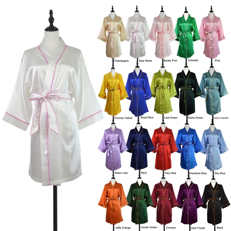 CHINEE-Luxury-Piping-and-Pockets-Smooth-and-Soft-Silk-Satin-Kimono-Bath-Robes-Gowns