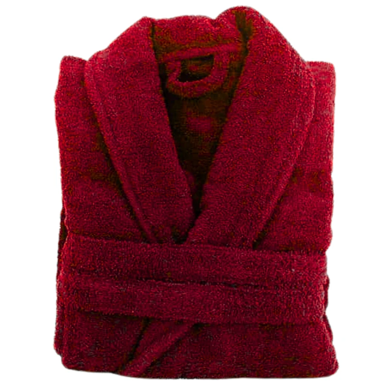 CHINEE Luxury Unisex Cotton Bathrobe for Men and Women Soft Absorbent Terry Toweling Robe