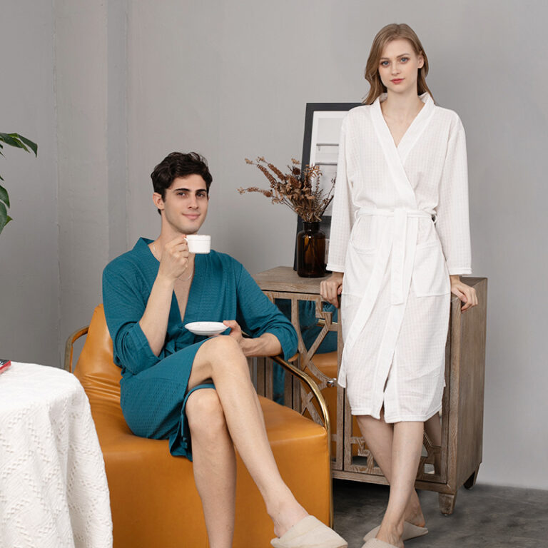CHINEE-Manufacturer-Spring-Autumn-Waffle-Robes-Couples-Custom-Luxury-Bath-Robe-for-Men-and-Women