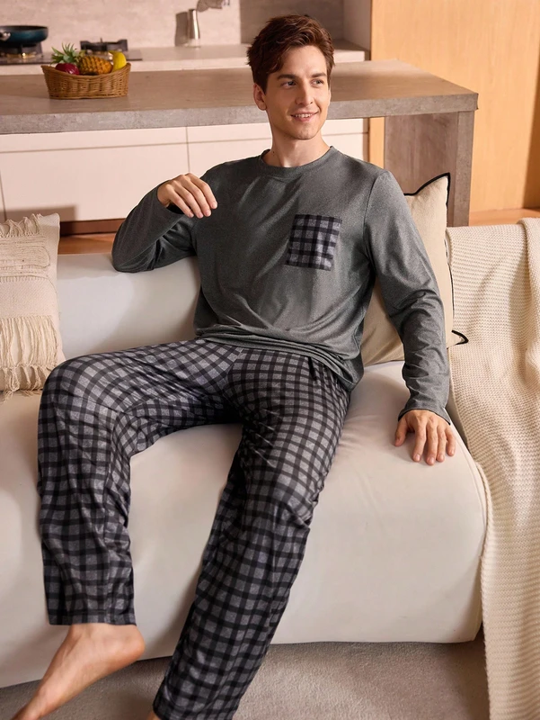 CHINEE Manufacturer Ultra Soft Household Sleepwear Set Mens Pajama Pants