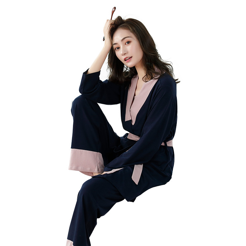 CHINEE Maternity Sleepwear Nursing Nightgown Breastfeeding Pregnant Women Pregnancy Pajamas 3pcs set