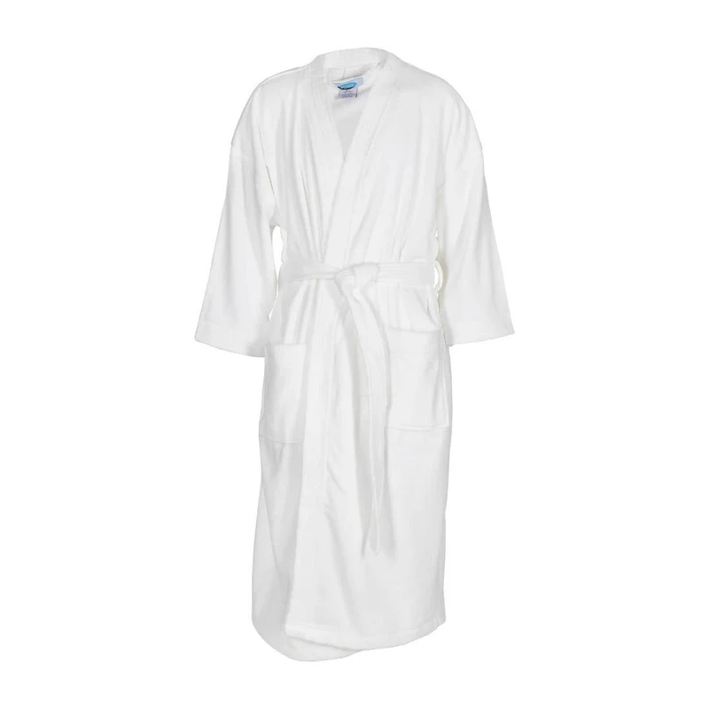 CHINEE Men's Newest Design Terry Thermal Breathable Quick Dry Fabric Long Sleeve Bathrobe Pockets 100% Cotton Hotel Use Sleepwear