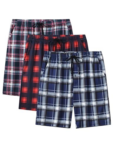 CHINEE Men's Round Collar Long Sleeve Trousers Two Piece Breathable Quick Dry Spring Casual Cotton Home Pajamas