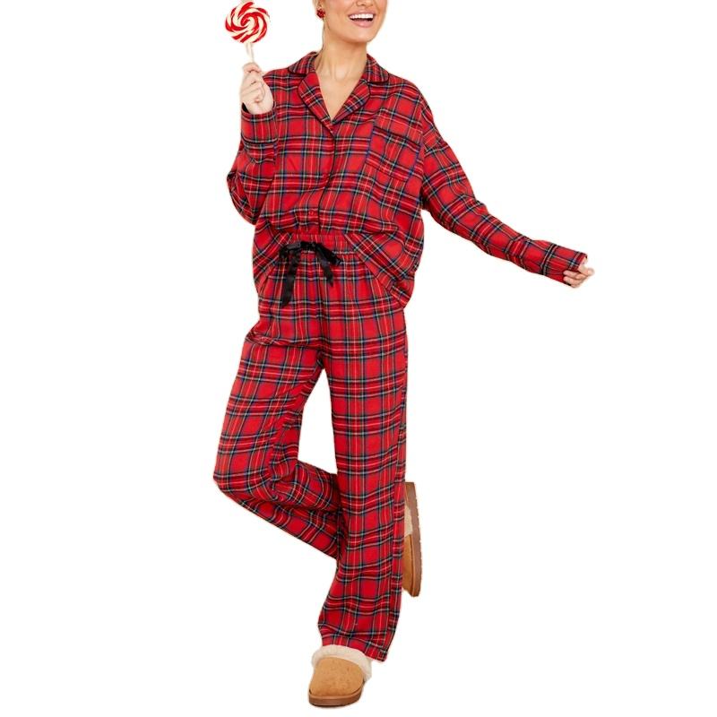 CHINEE Men's Winter Embroidered Casual Fleece Two Piece Pajama Set Fashionable and Comfortable