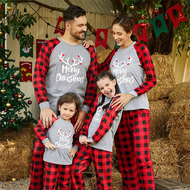 CHINEE Merry Christmas New Arrival Pijama Woman Kids Man Spandex Polyester Baby Clothes Matching Outfits Family Christmas Pajamas