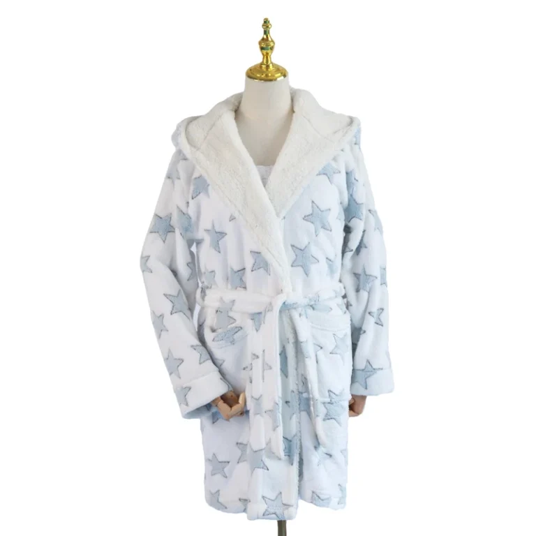 CHINEE Microfiber Bath Robe Fashion Bath Robe Luxury Soft Bath Robes