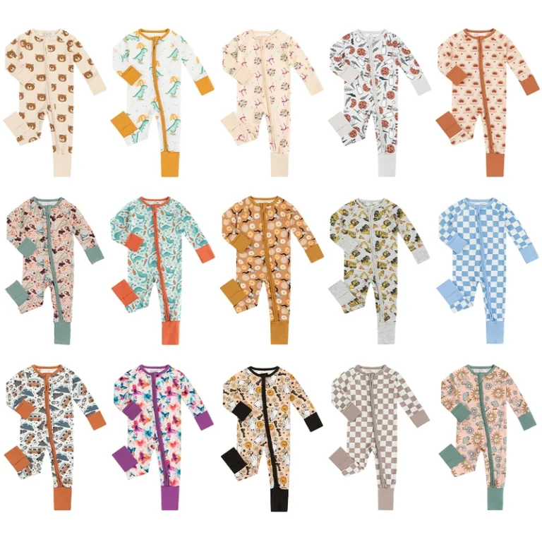 CHINEE-Miozing-Luxury-Designer-Clothes-White-Lion-Sleepsuit-Pajamas-Baby-Clothes-for-Naming-Boys-And-Girls