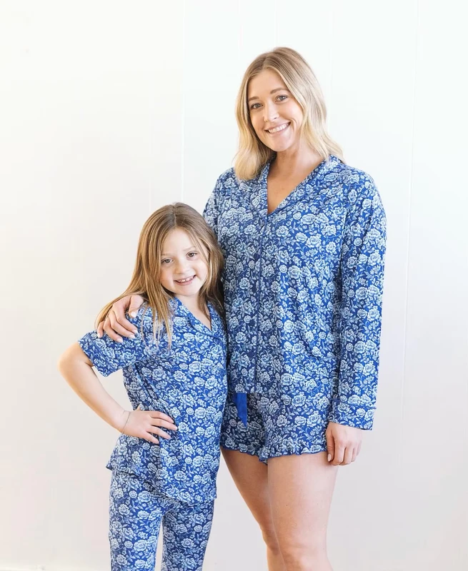 CHINEE Multi color Multi style Custom Design Matching Mom and New Born Pyjamas Mommy and Me Matching Outfits