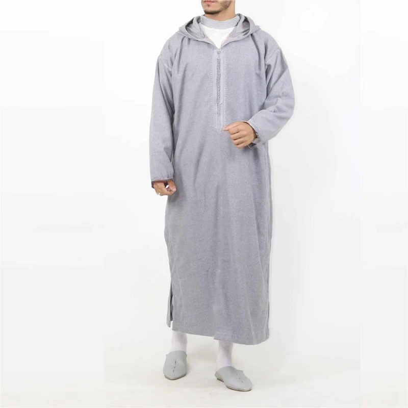 CHINEE Muslim Men's Summer Clothes the Middle East Modern Stylish Men's Robe Dress Hot Selling Robes With Hood