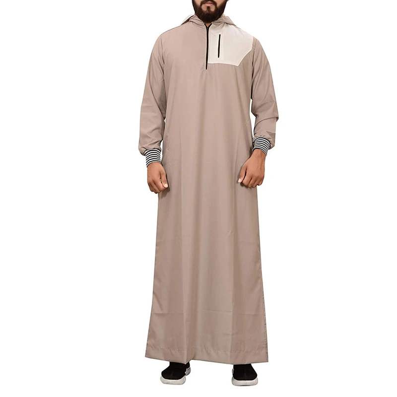 CHINEE New Arrival Men's Jubba Simple Fashion Long Robes 100% Cotton Custom Logo Low Price