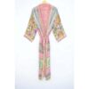CHINEE New Arrival Silk Kimono Robe Beach Coverup Dressing Gown Silk Kimono Bathrobe Bridesmaid Robe for Women