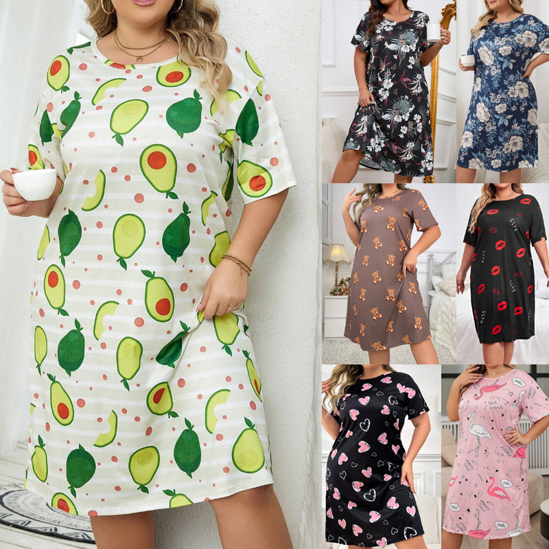 CHINEE New Arrivals Ai Design Extra Soft Comfortable Cool Oversized Woman Big Size Sleep Tee
