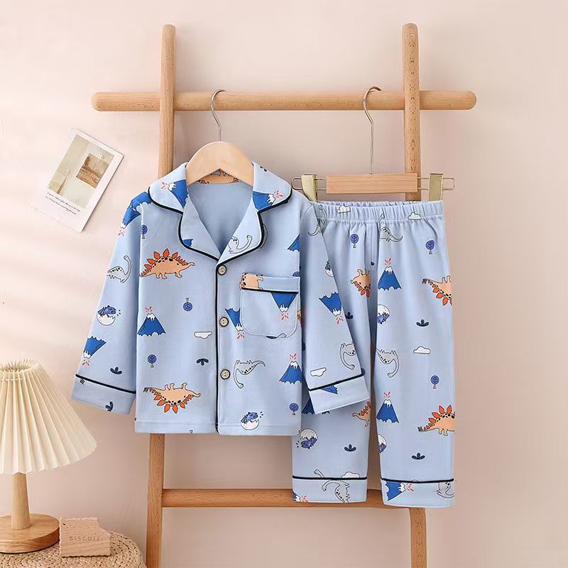 CHINEE New Custom Print Cotton Pajamas Set for Boys Cute Toddler Girl Sleepwear Design