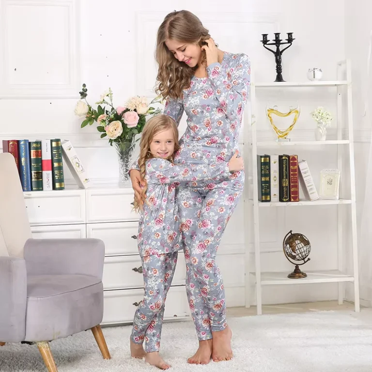 CHINEE-New-Fashion-Design-Mommy-Me-Family-Pajamas-Print-Two-piece-Suit-Family-Matching-Outfits-Baby-Girls-Baby-Boys-Children-4-Way