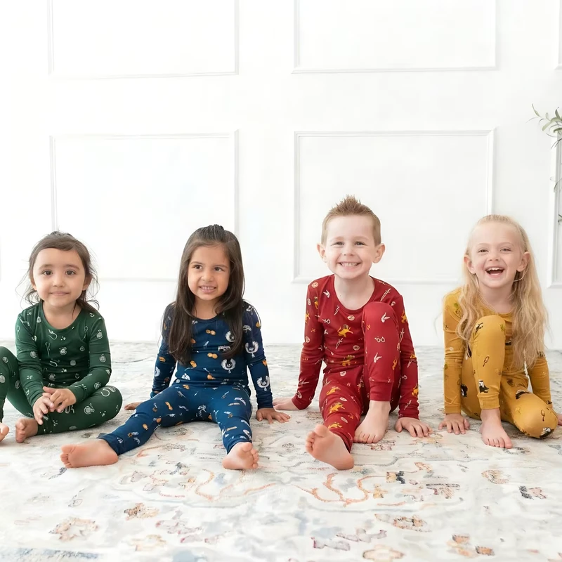 CHINEE New Nordic Style 100% Pure Cotton Thermal Comfortable Kid Pajamas Set Newborn Baby Boys Pj Girls Unique Custom Spring Autumn