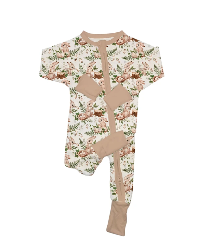 CHINEE New Style Kids Bamboo Pajamas Sleep Wear for Baby Baby Rompers Custom Newborn Onesie Baby Sleepsuit Baby Jumpsuit