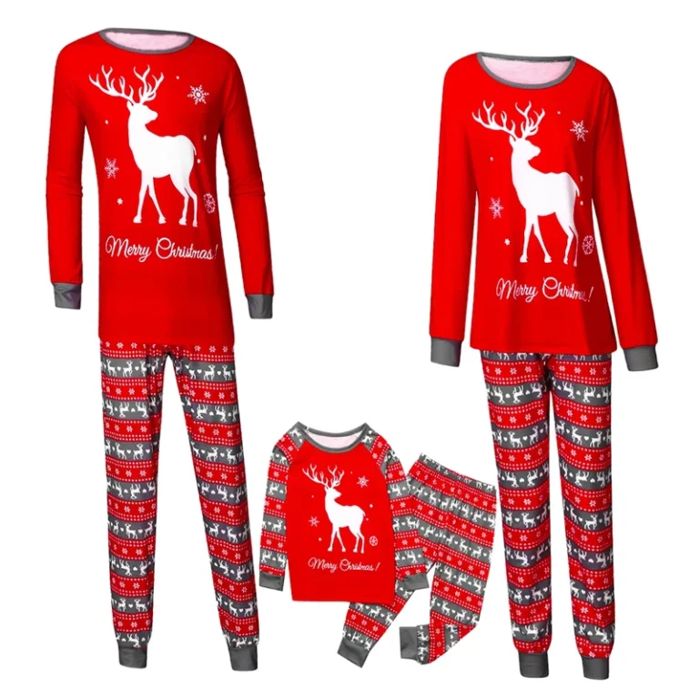 CHINEE-New-Year-Custom-Print-Adult-and-Kids-Mommy-Daddy-and-Me-Matching-Sleepwear-Family-Christmas-Pajamas-2