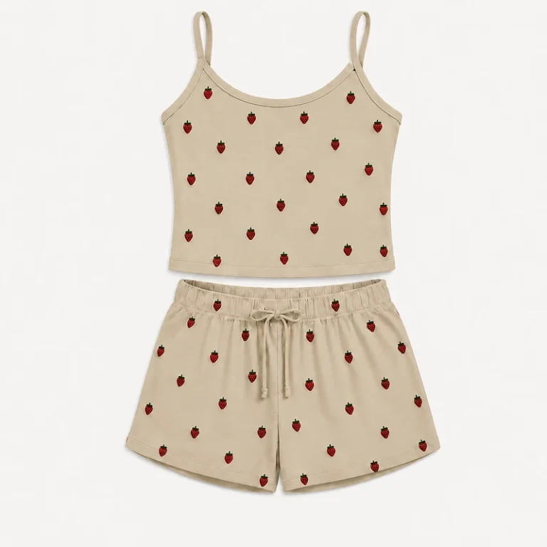 CHINEE-Newly-Designed-Womens-Sleeveless-Pajama-Set-Knitted-Strawberry-Printed-Home-Wear-Womens-Casual-Camisole-2-Piece-Set-For-Women