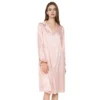 CHINEE ODM Women's Elegant 19 mm 100% Mulberry Silk Night Shirt Gown Comfortable Super Soft Woman Sleep Shirt Pajamas for Women