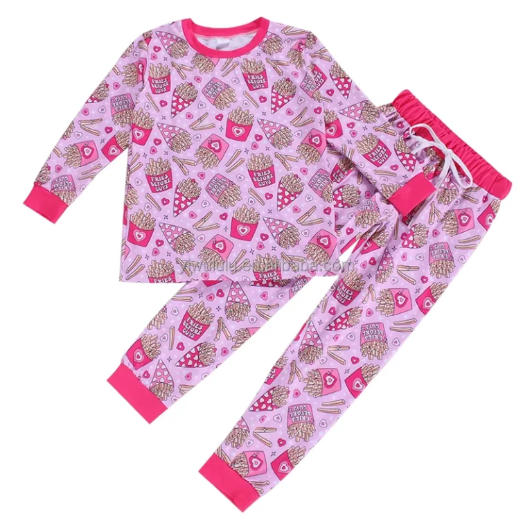 CHINEE-OEM-Baby-Kid-2-Pieces-Long-Sleeve-Pants-Pajamas-Sleepwear-Children-Pajamas-Clothes