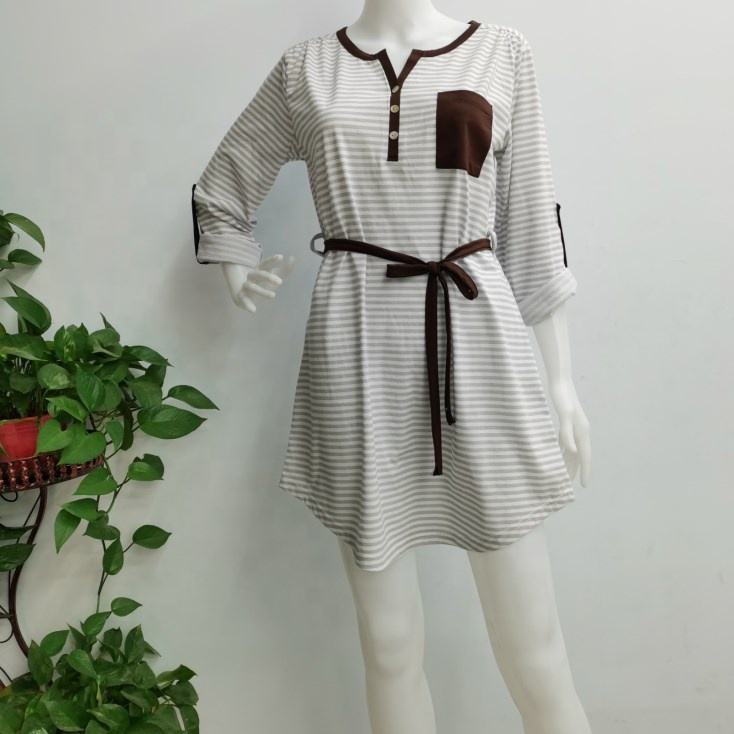CHINEE OEM China Supplier Women Night Dress Sleepwear Women's Night Shirt