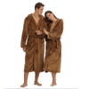 CHINEE OEM Custom Summer Embroidered Thermal Breathable Eco Friendly Anti Bacterial Luxury Fancy Hooded Bath Robe Set for Couple