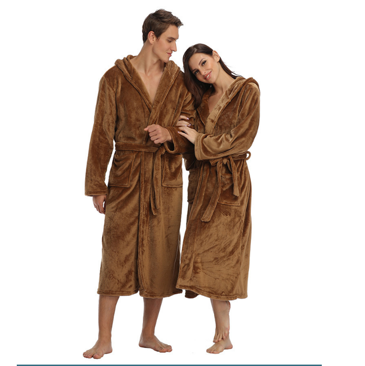 CHINEE OEM Custom Summer Embroidered Thermal Breathable Eco Friendly Anti Bacterial Luxury Fancy Hooded Bath Robe Set for Couple