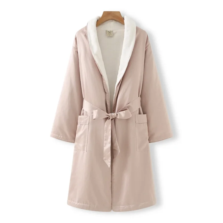 CHINEE-OEM-Customized-Coral-Fleece-Bathrobe-Custom-Logo-Winter-Double-layer-Comfortable-Robe-Luxury-Bath-Robe