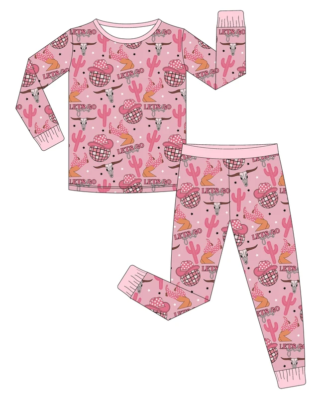 CHINEE OEM Kids 2pcs Set Baby Long Sleeve Lounge Set Pajamas Outfits Bamboo Fiber Custom for Toddlers