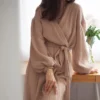 CHINEE OEM ODM Cotton Muslin Kimono Robes Custom Super Soft Breathable Personalized Robes Gauze Fabric Pajama Robe