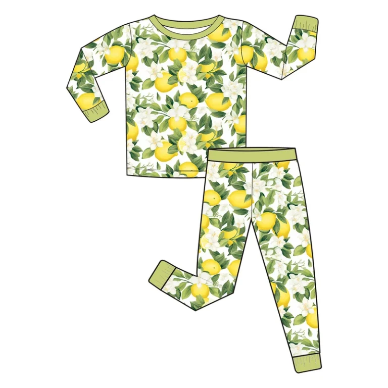 CHINEE-OEM-ODM-Custom-Print-Organic-Bamboo-Baby-Toddler-Sleepwear-Pjs-Clothing-Set-Kid-Two-Pieces-Pajamas-Set-1