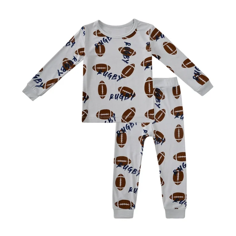 CHINEE-OEM-ODM-Custom-Print-Organic-Bamboo-Baby-Toddler-Sleepwear-Pjs-Clothing-Set-Kid-Two-Pieces-Pajamas-Set-2