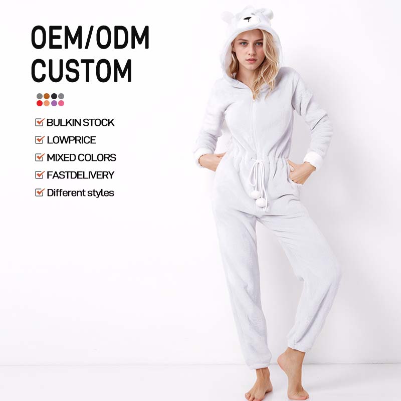 CHINEE Onesie Cosplay Pajama for Adult Animal Jumpsuit Pjs One Piece Winter Onesie Pajamas