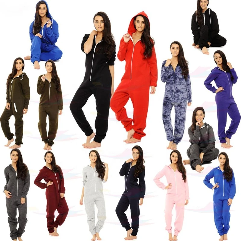 CHINEE Onesie Jumpsuit for Women Women Pajamas Women Sleepwear Onesie Fleece Jumpsuit