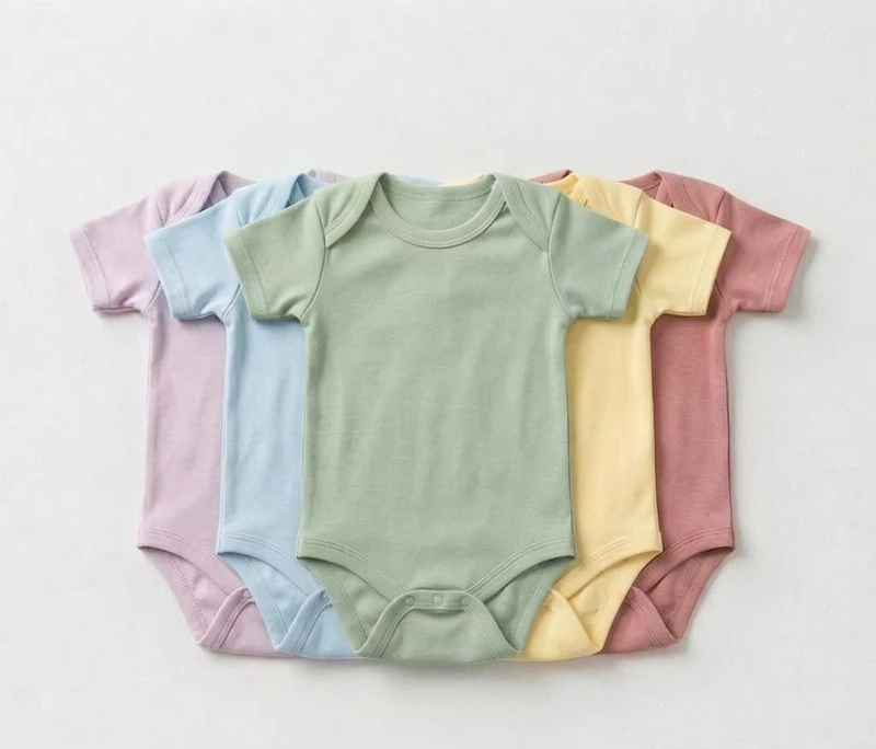 CHINEE Organic Cotton Baby Sleepwear Manufacturer Bulk Custom Private Label Newborn Romper Infant Bodysuit Line Factory