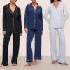 CHINEE Organic Women's Sleepwear Modal Long PJ Set Custom Pajamas for Women Set Sustaianble Night Suits Womens Lounge Wear Sets