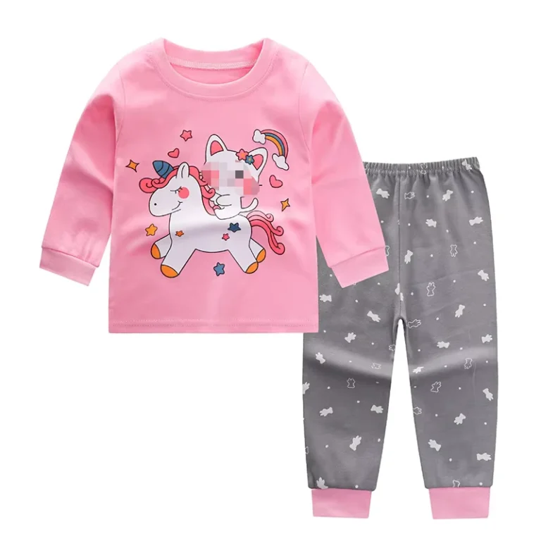 CHINEE-Pajamas-Kids-Cotton-Sleepwear-Set-Cartoon-Pattern-Children-Boys-Long-Sleeve-Pajama-Soft-Infant-Baby-Girl-Pajamas-1
